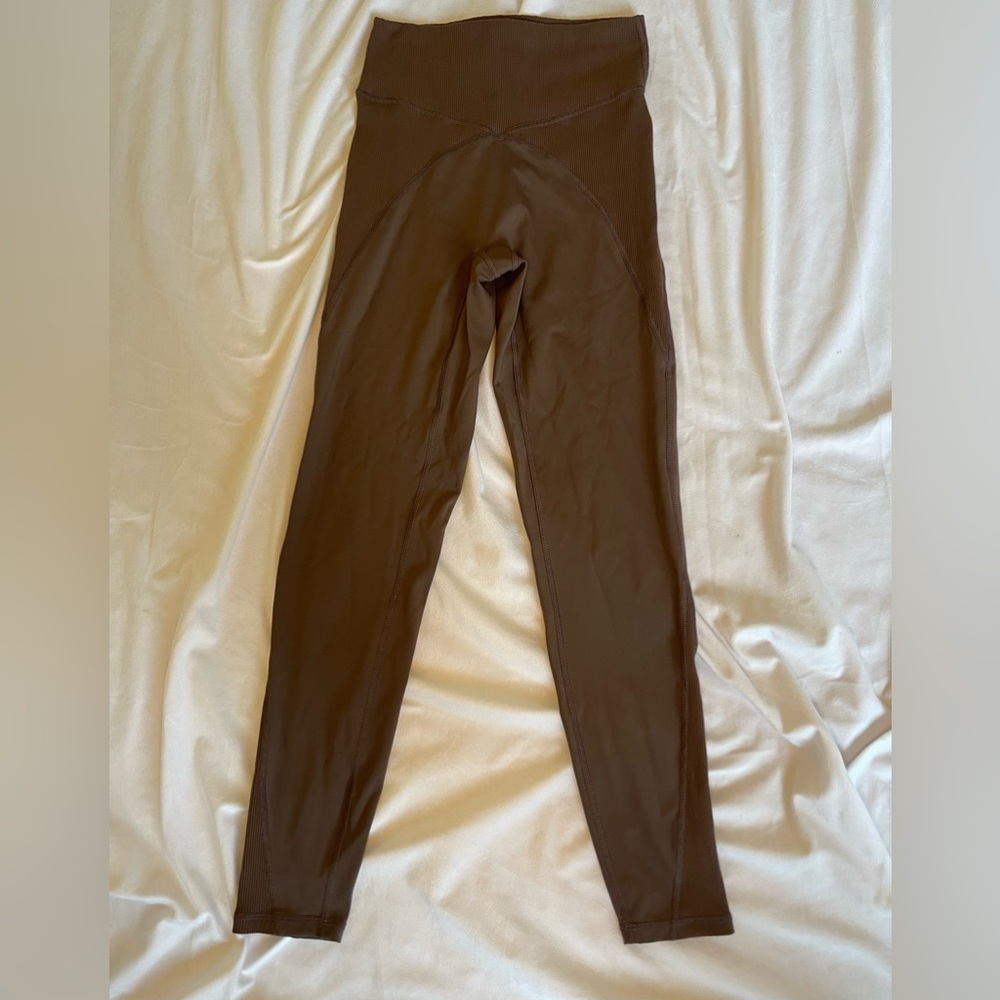 Aerie Brown High-Waisted Leggings